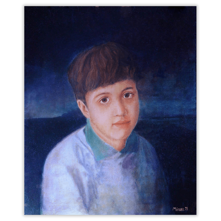 044 portfolio view of the original painting that is a portrait